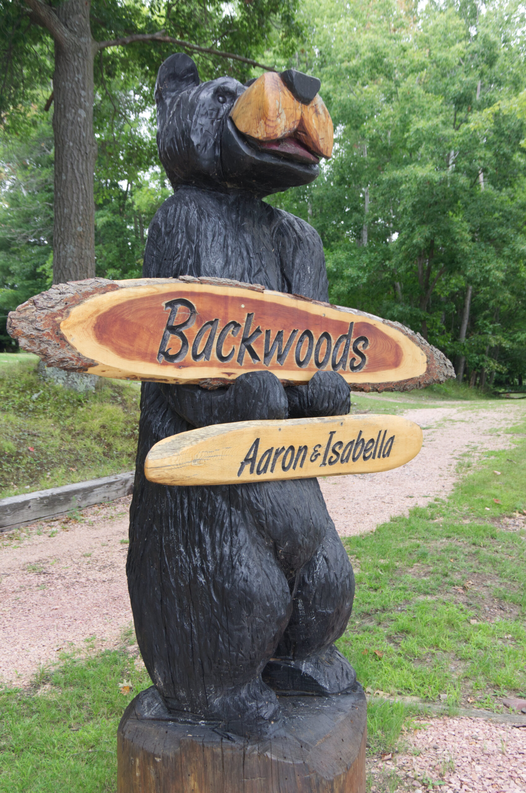 Backwoods Bear Carving